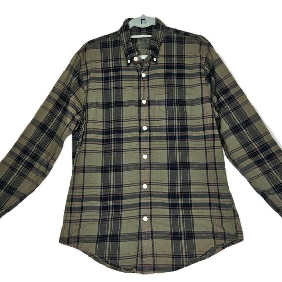 Abercrombie & Fitch Tops - Abercrombie-fitch Women's Green and Brown Shirt, Size Large